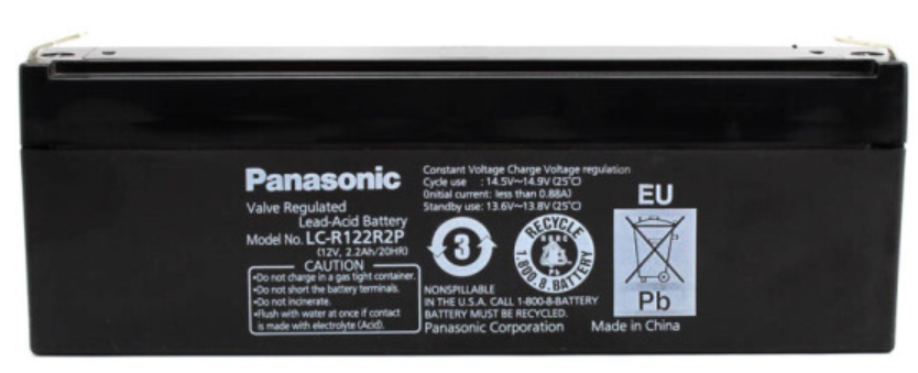 松下（panasonic） LC-P122R2 12V2.2AH 照明 应急电源仪器 铅酸蓄电池